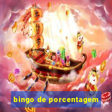 bingo de porcentagem